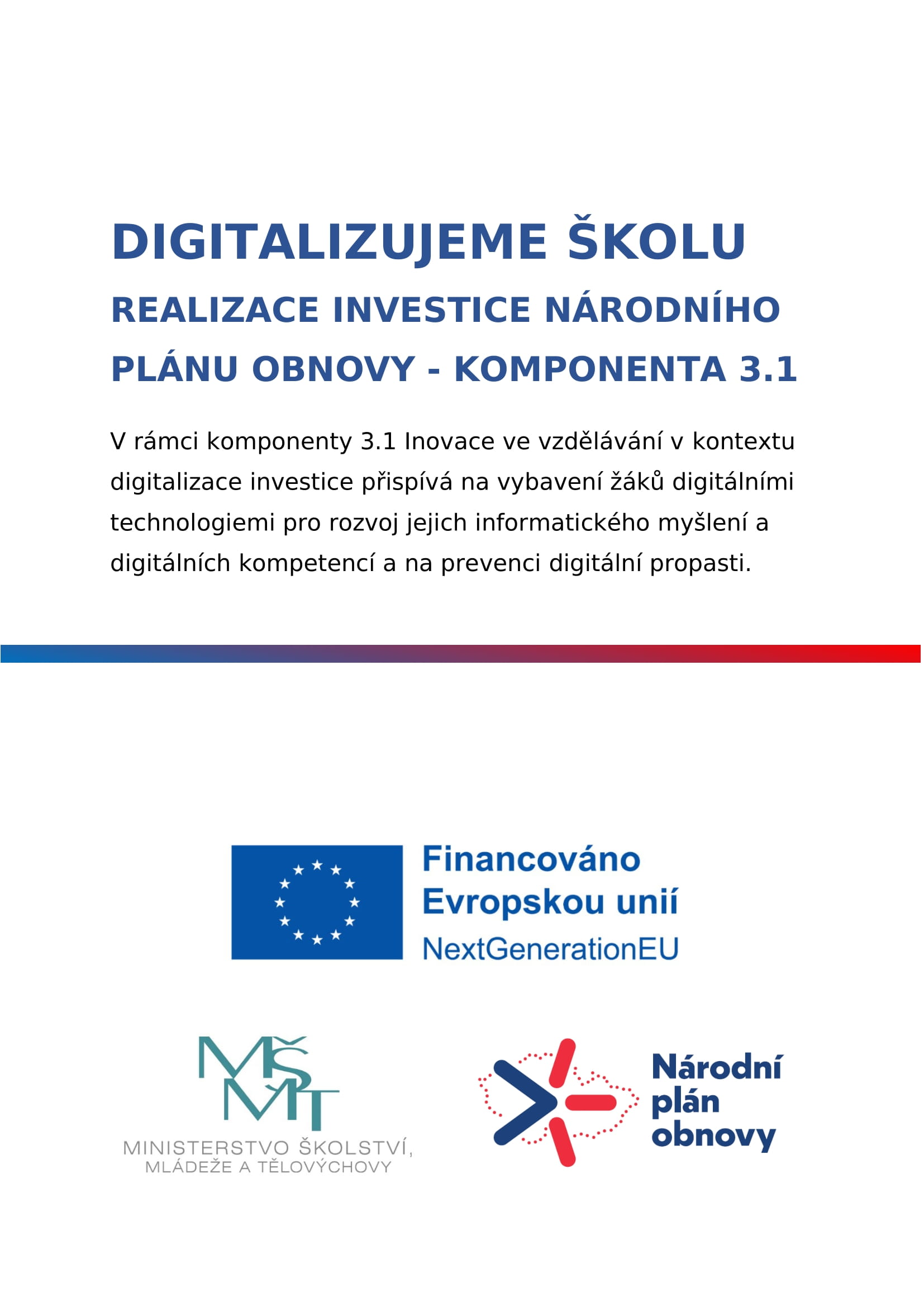 Digitalizujem školu